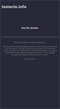 Mobile Screenshot of lesiecle.info
